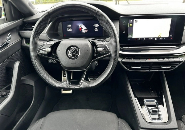 Skoda Octavia cena 104800 przebieg: 45000, rok produkcji 2021 z Kcynia małe 497